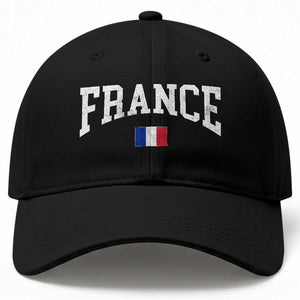 France Sports Throwback Design Vintage French Flag Baseball Cap