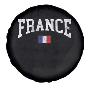 France Sports Throwback Design Vintage French Flag Spare Tire Cover TS11 Print Your Wear