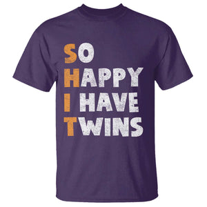 Shit So I Have Twins T Shirt Funny Twin Dad Twin Mom