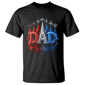 Patriotic Dad Jet Fighter American Flag 4th of July T Shirt TS11 Black Print Your Wear