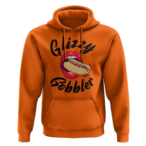 Funny Hot Dog Hoodie Glizzy Gobbler Wiener Lover TS11 Orange Print Your Wear