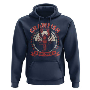 Funny Crawfish Boil Crew Hoodie Cajun Seafood Boil Lover Party TS11 Navy Print Your Wear