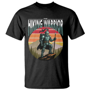 Funny Mountain Hikers T Shirt The Hiking Warrior Retro Forest Sunset TS11 Black Print Your Wear
