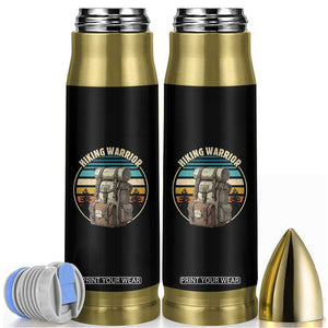 Funny Hiking Warrior Retro Backpack Nature Adventure Bullet Tumbler TS11 Black Print Your Wear