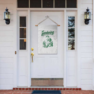 Funny Gardening Because Murder Is Wrong Garden Flag Plant Lady TS11 Print Your Wear
