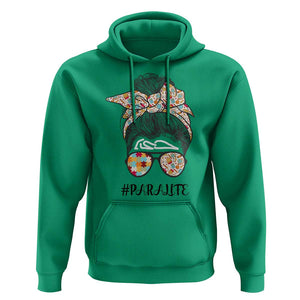 Paraprofessional Teacher Hoodie Para Life Messy Bun Sunglasses School Supplies TS11 Irish Green Print Your Wear