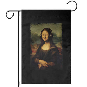 Funny Mona Lisa Bass Face Music Lovers DJs Garden Flag