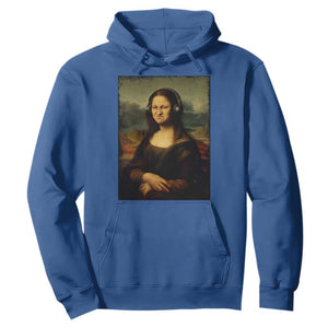 Funny Mona Lisa Bass Face Music Lovers DJs Hoodie