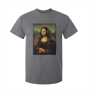 Funny Mona Lisa Bass Face Music Lovers DJs T Shirt For Kid