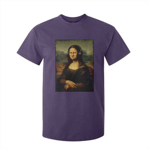 Funny Mona Lisa Bass Face Music Lovers DJs T Shirt For Kid