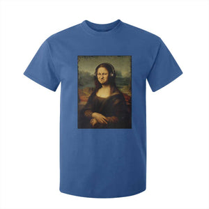 Funny Mona Lisa Bass Face Music Lovers DJs T Shirt For Kid
