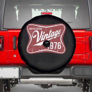50th Birthday Beer Lover Vintage 1976 Limited Edition Spare Tire Cover Red Metal Beer Soft Sign Graphic