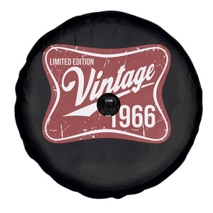 60th Birthday Beer Lover Vintage 1966 Limited Edition Spare Tire Cover Red Metal Beer Soft Sign Graphic