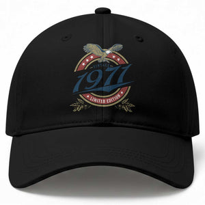 55th Birthday Beer Lover Vintage 1971 Limited Edition Baseball Cap Bald Eagle