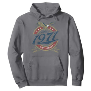 55th Birthday Beer Lover Vintage 1971 Limited Edition Hoodie Bald Eagle