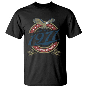 55th Birthday Beer Lover Vintage 1971 Limited Edition T Shirt Bald Eagle