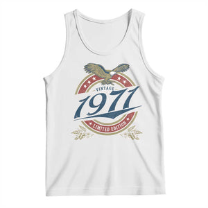 55th Birthday Beer Lover Vintage 1971 Limited Edition Tank Top Bald Eagle