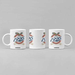 30th Birthday Beer Lover Vintage 1996 Limited Edition Coffee Mug Bald Eagle