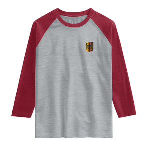 Deutschland German Pride Bundesadler Coat of Arms Crest Raglan Shirt