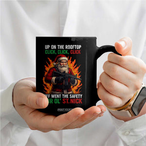 Funny Gun Christmas Coffee Mug Up On The Rooftop Click Click Off Went The Safety For Ol St Nick TS11 Print Your Wear