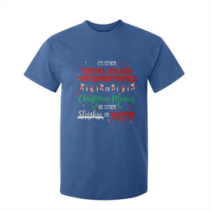 Christmas Criminal Podcast Lover T Shirt For Kid It's Either Serial Killer Documentaries Or Christmas Movie TS11 Royal Blue Print Your Wear