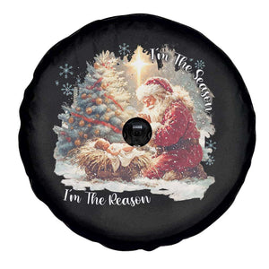 Christian Christmas Spare Tire Cover Jesus I Am The Reason Santa I Am The Season TS11 Print Your Wear