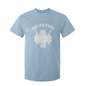 Ski Patrol T Shirt For Kid Mountain Rescue Winter Slopes Skiing Snowboarding TS11 Light Blue Print Your Wear