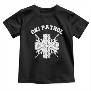 Ski Patrol Toddler T Shirt Mountain Rescue Winter Slopes Skiing Snowboarding TS11 Black Print Your Wear