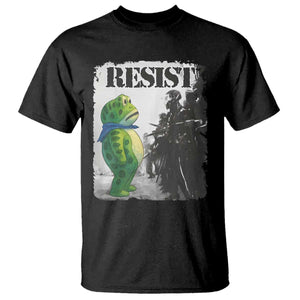 Frog Resist T Shirt Portland Frog Activist Protest City Art TS11 Black Print Your Wear