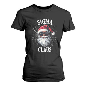 Funny Christmas Santa T Shirt For Women Sigma Claus Cool Santa The Rizzler Meme TS11 Black Print Your Wear
