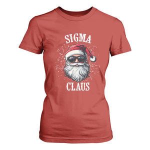 Funny Christmas Santa T Shirt For Women Sigma Claus Cool Santa The Rizzler Meme TS11 Red Print Your Wear
