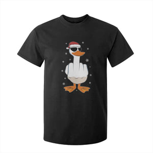 Funny Christmas Offensive Rude Duck T Shirt For Kid I Dont Give A Duck Middle Finger Xmas TS11 Black Print Your Wear