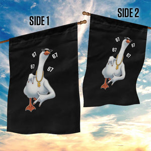 Funny 67 Cool Silly Goose Hip Hop Gangster Garden Flag TS11 Print Your Wear