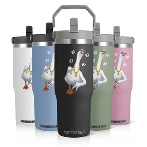 Funny 67 Cool Silly Goose Hip Hop Gangster Flip Straw Tumbler TS11 Print Your Wear