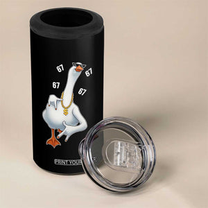Funny 67 Cool Silly Goose Hip Hop Gangster 4 in 1 Can Cooler Tumbler TS11 Print Your Wear