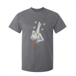 Funny 67 Cool Silly Goose Hip Hop Gangster T Shirt For Kid TS11 Charcoal Print Your Wear
