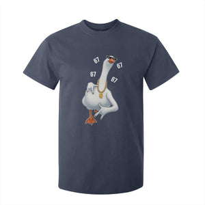 Funny 67 Cool Silly Goose Hip Hop Gangster T Shirt For Kid TS11 Navy Print Your Wear