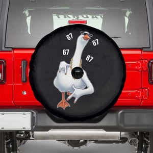 Funny 67 Cool Silly Goose Hip Hop Gangster Spare Tire Cover TS11 Black Print Your Wear