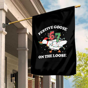 Funny Goose 67 Christmas Garden Flag Festive Goose On The Loose Six Seven Meme TS11 Print Your Wear