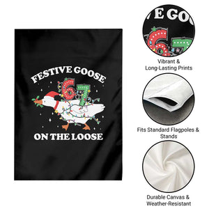 Funny Goose 67 Christmas Garden Flag Festive Goose On The Loose Six Seven Meme TS11 Print Your Wear