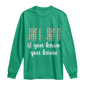 Funny 67 Christmas Long Sleeve Shirt If You Know You Know Six Seven Meme Canday Cane TS11 Irish Green Print Your Wear