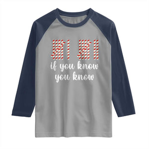 Funny 67 Christmas Raglan Shirt If You Know You Know Six Seven Meme Canday Cane TS11 Sport Gray Navy Print Your Wear