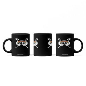 Ski Goggles Mountain Snow Skiing Retro Winter Vacation Coffee Mug TS11 Print Your Wear
