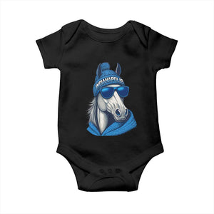 IFC Game Day Baby Onesie Blue Sunglasses Football Game Sport Lover TS11 Black Print Your Wear
