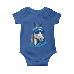 IFC Game Day Baby Onesie Blue Sunglasses Football Game Sport Lover TS11 Royal Blue Print Your Wear