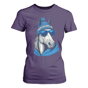 IFC Game Day T Shirt For Women Blue Sunglasses Football Game Sport Lover TS11 Purple Print Your Wear