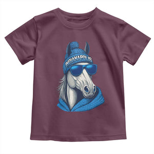 IFC Game Day Toddler T Shirt Blue Sunglasses Football Game Sport Lover TS11 Maroon Print Your Wear