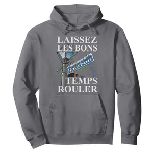 Funny Mardi Gras Laissez Les Bons Temps Rouler Hoodie Bourbon Street Sign TS11 Charcoal Print Your Wear