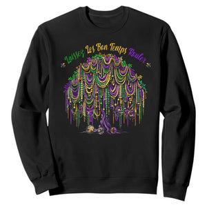 Funny Mardi Gras Bead Tree Carnival New Orleans Coconut Sweatshirt TS11 Black Print Your Wear