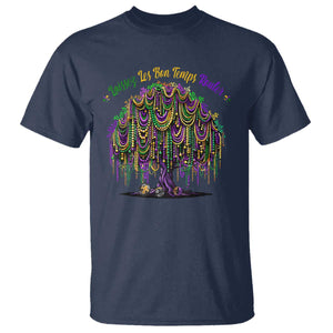 Funny Mardi Gras Bead Tree Carnival New Orleans Coconut T Shirt TS11 Navy Print Your Wear